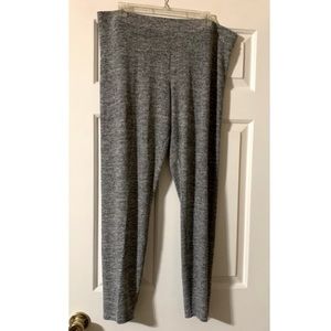 Lauren Conrad Marled Grey Cozy Leggings, Size XXL